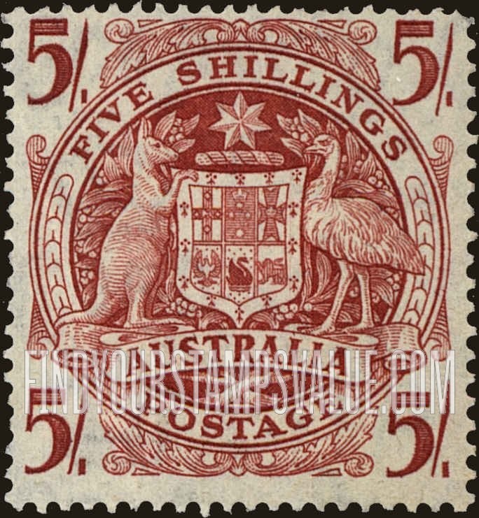 FindYourStampsValue: Arms of Australia