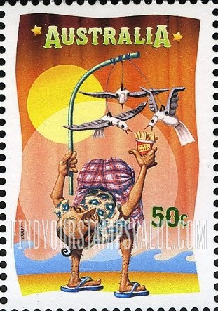 FindYourStampsValue: Circus Performers: Contortionist