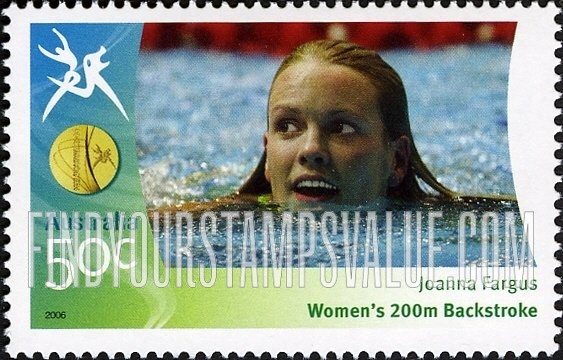 FindYourStampsValue: Medalists at Commonwealth Games: Joanna Fargus