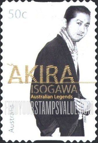 FindYourStampsValue: Australian Legends β Fashion Designers: Akira Isogawa