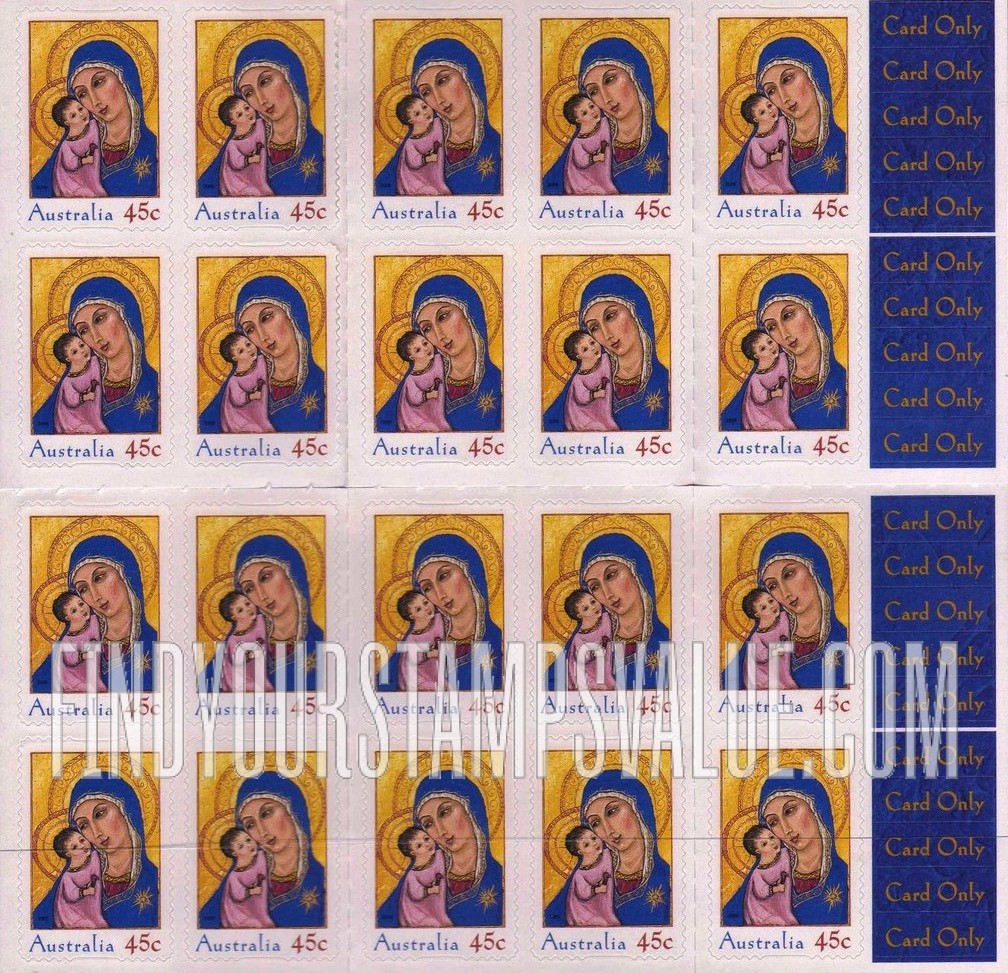 FindYourStampsValue: Christmas: Madonna and Child