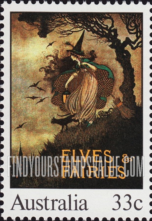 FindYourStampsValue: Illustrations from classic children’s books: Elves & Fairies, by Annie Rentoul