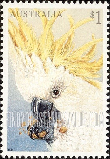 FindYourStampsValue: Pets: Cockatoo