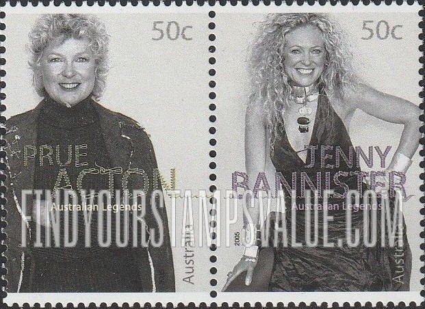 FindYourStampsValue: Australian Legends β Fashion Designers