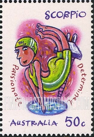 FindYourStampsValue: Signs of the Zodiac: Scorpio