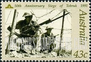 FindYourStampsValue: Siege of Tobruk, 50th Anniversary
