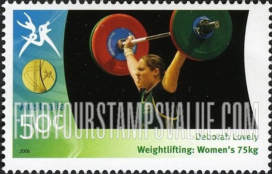 FindYourStampsValue: Medalists at Commonwealth Games: Deborah Lovely