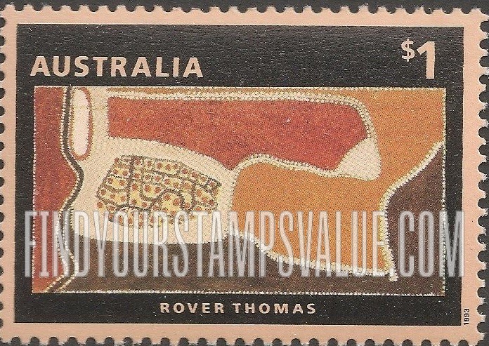 FindYourStampsValue: Dreamings: Kalumpiwarra-Ngulalintji, by Rover Thomas