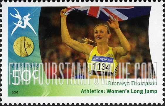 FindYourStampsValue: Medalists at Commonwealth Games: Bronwyn Thompson