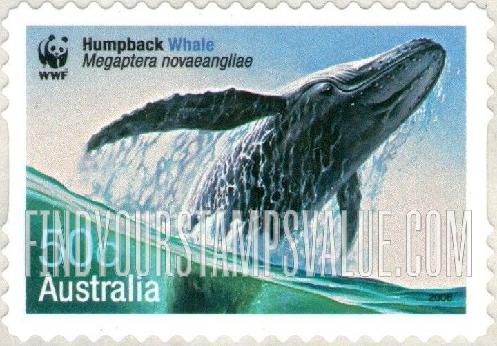 FindYourStampsValue: Worldwide Fund for Nature(WWF): Humpback whale