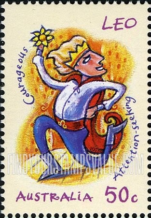 FindYourStampsValue: Signs of the Zodiac: Leo