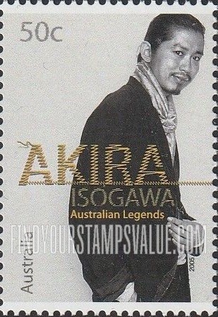 FindYourStampsValue: Australian Legends β Fashion Designers: Akira Isogawa