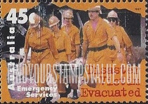 FindYourStampsValue: Emergency Services: Disaster victim evacuated