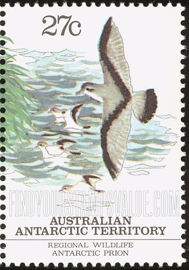 FindYourStampsValue: AUSTRALIAN ANTARCTIC TERRITORY: Antarctic prions