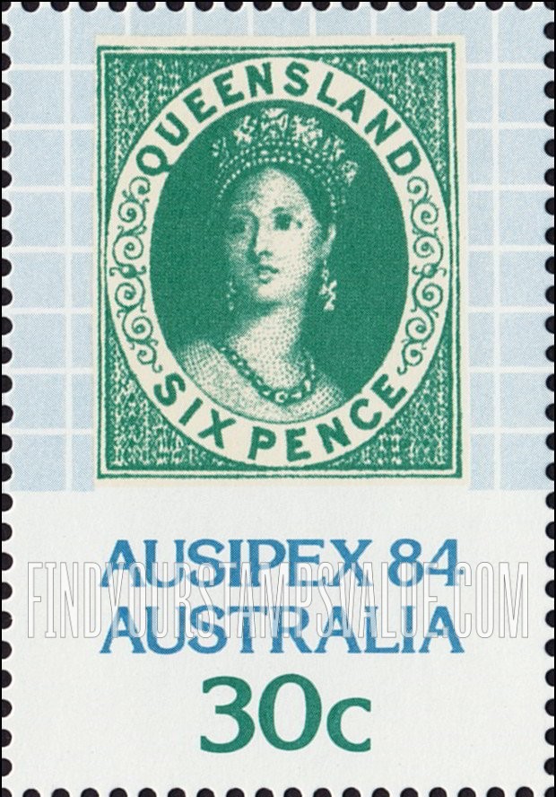 FindYourStampsValue: Ausipex β84: Queensland #3
