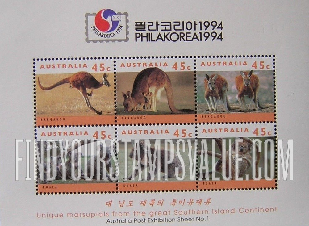 FindYourStampsValue: Threatened Species Type of 1992