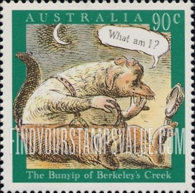 FindYourStampsValue: Bunyips Folklore Creatures: Berkeley’s Creek