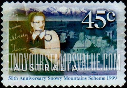 FindYourStampsValue: Snowy Mountains Hydroelectric Projects, 50th Anniversary: English class for migrant workers at Cooma