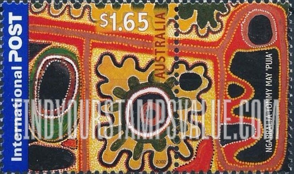 FindYourStampsValue: Puja, by Ngarralja Tommy May