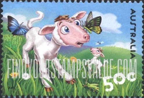 FindYourStampsValue: Down on the Farm: Lambs and insects