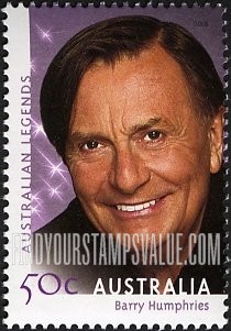 FindYourStampsValue: Barry Humphries