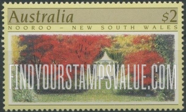 FindYourStampsValue: Botanical Gardens: Nooroo, New South Wales