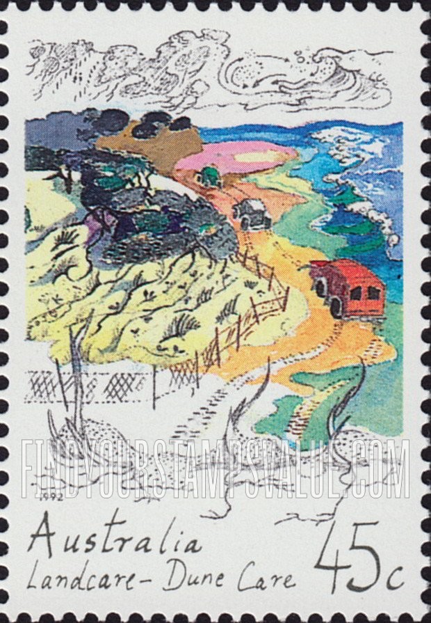 FindYourStampsValue: Land Care: Dune care