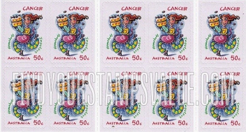 FindYourStampsValue: Signs of the Zodiac: Cancer