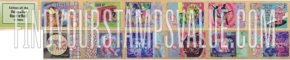 FindYourStampsValue: Rock and Roll in Australia