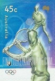FindYourStampsValue: Olympic Sports: Tennis