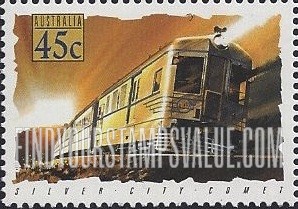 FindYourStampsValue: Trains: Silver City Comet