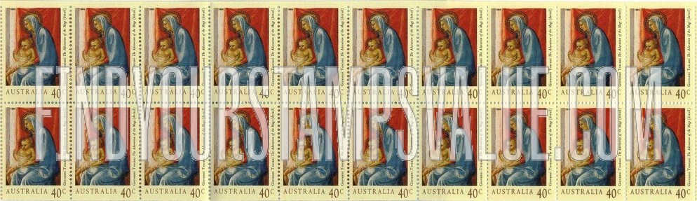 FindYourStampsValue: Christmas: Madonna and Child, vertical