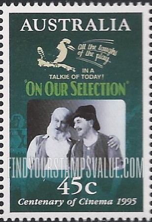 FindYourStampsValue: Poster, scene from: On Our Selection, 1932