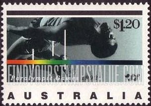 FindYourStampsValue: 1992 Summer Olympics and Paralympics, Barcelona: High jump