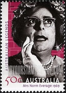 FindYourStampsValue: Mrs. Norm Everage, 1969