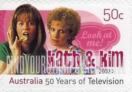 FindYourStampsValue: Television in Australia, 50th Anniversary: Kath & Kim