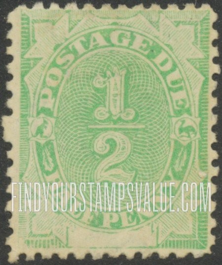 FindYourStampsValue: POSTAGE DUE - Numeral Value