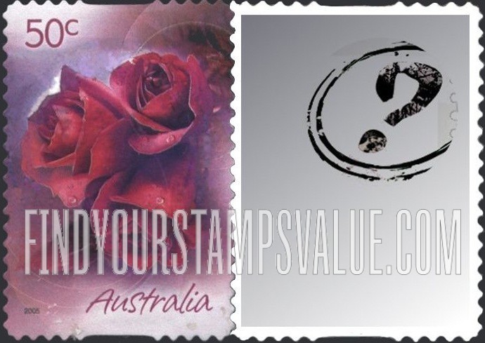 FindYourStampsValue: Greetings Types of 2005 With Personalized Photo at Right Like Type: Red Roses