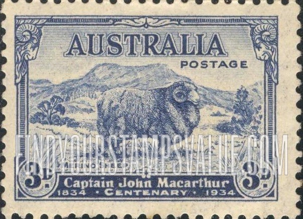 FindYourStampsValue: Merino Sheep