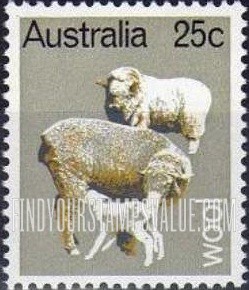 FindYourStampsValue: Ram, ewe, lamb (wool)