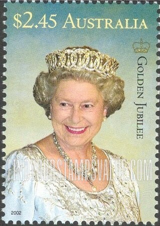 FindYourStampsValue: Reign of Queen Elizabeth II, 50th Anniversary: In 2000