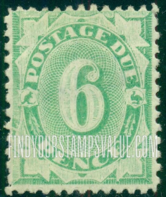 FindYourStampsValue: POSTAGE DUE - Numeral Value