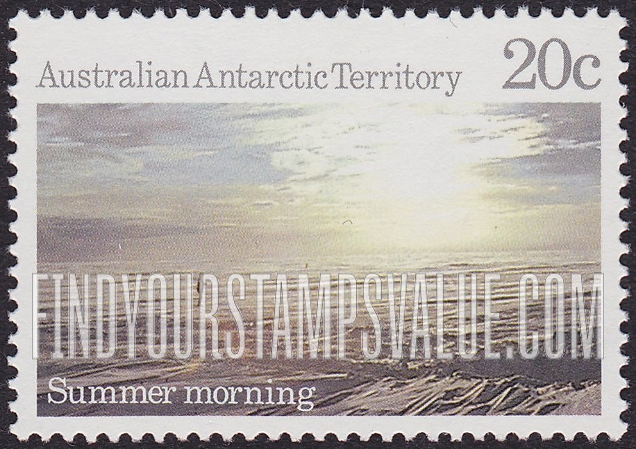 FindYourStampsValue: AUSTRALIAN ANTARCTIC TERRITORY: Morning