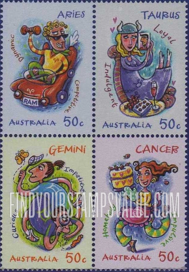 FindYourStampsValue: Signs of the Zodiac