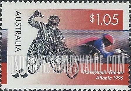 FindYourStampsValue: Modern Olympic Games, Centennial: Paralympics, Atlanta