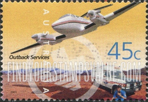 FindYourStampsValue: Outback Services: Royal flying Doctor Service
