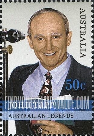 FindYourStampsValue: Horse Racing Personalities: Tapp with binoculars