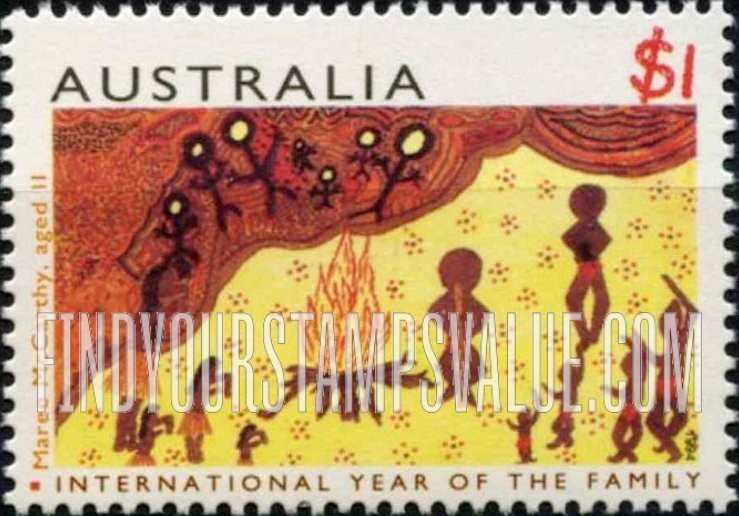 FindYourStampsValue: International Year of the Family: Maree McCarthy