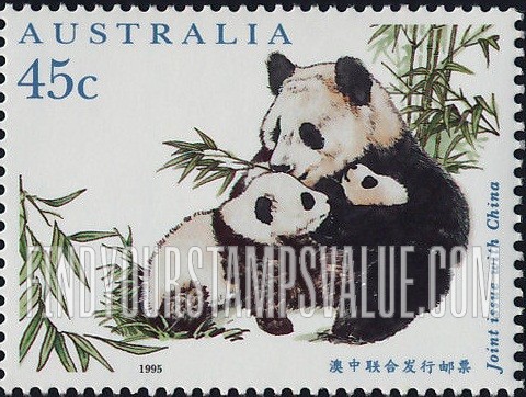 FindYourStampsValue: Wildlife: Pandas