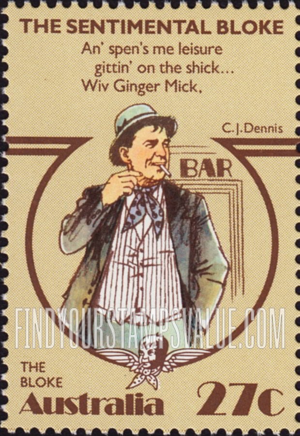 FindYourStampsValue: Folktale scenes: The bloke